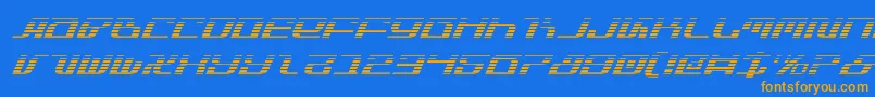 Saiba mais sobre a fonte Infinitygi Fonte Infinitygi – fontes laranjas em um fundo azul