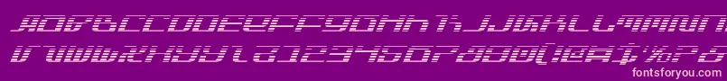 フォントInfinitygi – 紫の背景にピンクのフォント