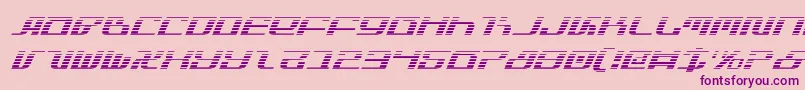 Infinitygi Font – Purple Fonts on Pink Background