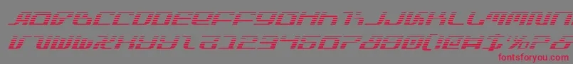 Infinitygi Font – Red Fonts on Gray Background