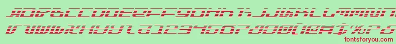 Infinitygi Font – Red Fonts on Green Background