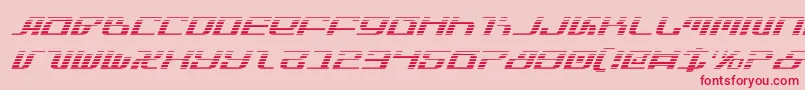 Infinitygi-Schriftart – Rote Schriften auf rosa Hintergrund