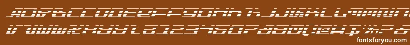 Infinitygi Font – White Fonts on Brown Background