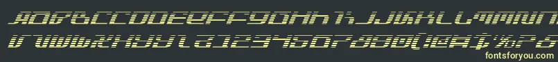 Infinitygi Font – Yellow Fonts on Black Background