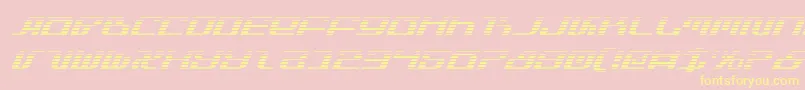 Infinitygi Font – Yellow Fonts on Pink Background