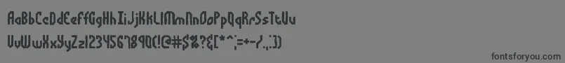 Bocumaad Font – Black Fonts on Gray Background