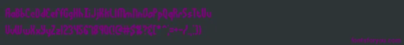 Bocumaad Font – Purple Fonts on Black Background