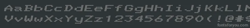 Шрифт Telidonexhv ffy – серые шрифты на чёрном фоне