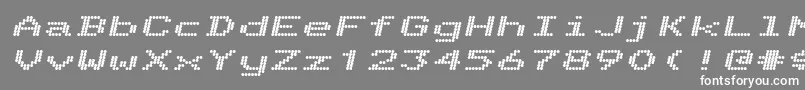 Telidonexhv ffy Font – White Fonts on Gray Background