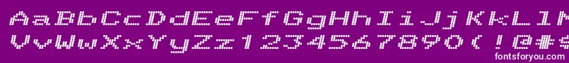 Telidonexhv ffy Font – White Fonts on Purple Background