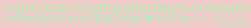 More about BookmanmediumRegular Font BookmanmediumRegular Font – Green Fonts on Pink Background