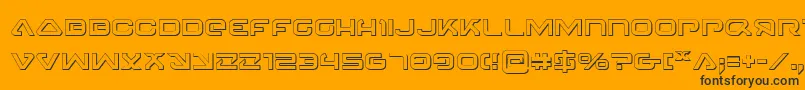 En savoir plus sur la police 4114Blaster3D Police 4114Blaster3D – polices noires sur fond orange