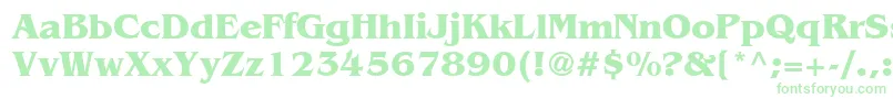 BangkokBold-Schriftart – Grüne Schriften