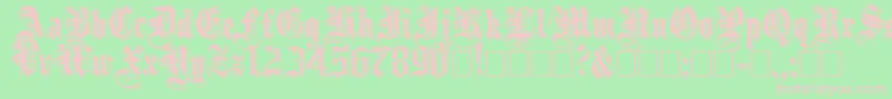 Lisätietoja ShadowedblackNormal-fontista ShadowedblackNormal-fontti – vaaleanpunaiset fontit vihreällä taustalla