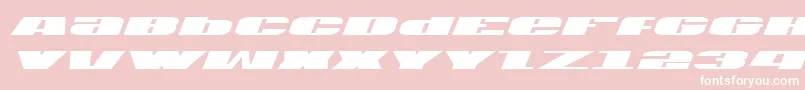 Usai Font – White Fonts on Pink Background