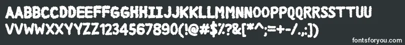 DccCloud Font – White Fonts