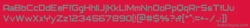 Archangelsk Font – Gray Fonts on Red Background