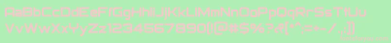 Archangelsk Font – Pink Fonts on Green Background