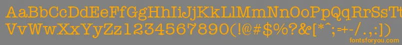 Más sobre la fuente Typewr fuente Typewr – Fuentes Naranjas Sobre Fondo Gris