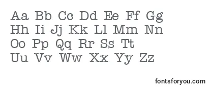 Обзор шрифта Typewr