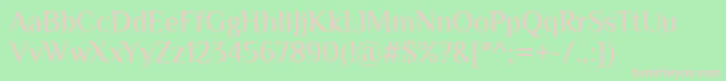 PhilosopherRegular Font – Pink Fonts on Green Background