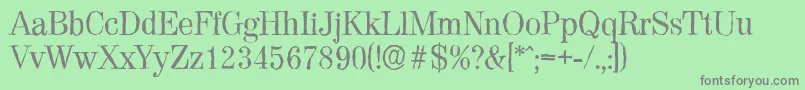 More about ValenciaantiqueRegular Font ValenciaantiqueRegular Font – Gray Fonts on Green Background