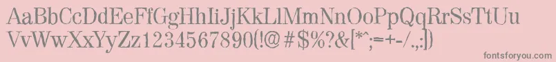 More about ValenciaantiqueRegular Font ValenciaantiqueRegular Font – Gray Fonts on Pink Background