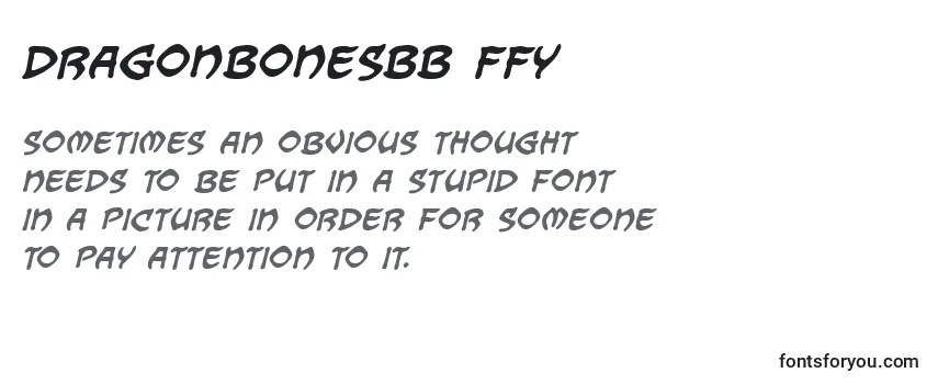 Обзор шрифта Dragonbonesbb ffy