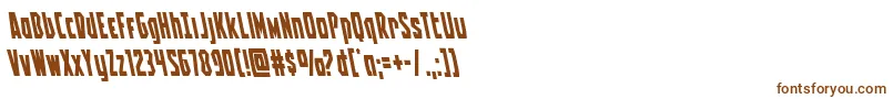 Battleworldleft Font – Brown Fonts on White Background