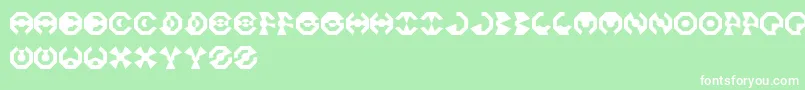 OctoFont Font – White Fonts on Green Background