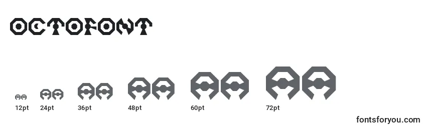 OctoFont Font Sizes