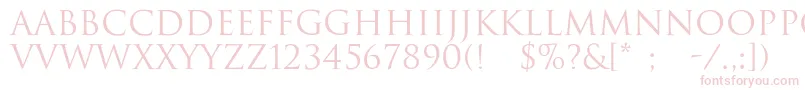 DwitanRegular Font – Pink Fonts on White Background