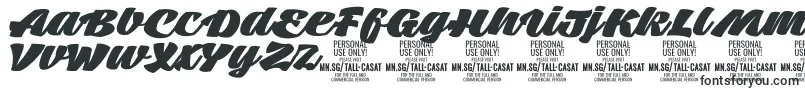 TallcasatfatPersonalUse Font – Fonts Starting with T