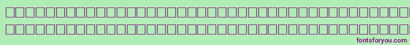Шрифт IntervalRegular – фиолетовые шрифты на зелёном фоне