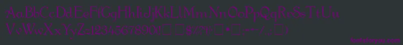 GartonMedium Font – Purple Fonts on Black Background