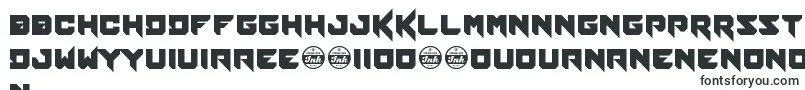 Czcionka FierceBrosnan – kreolskie czcionki