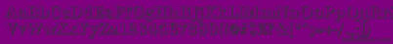 AntiquashCdBold Font – Black Fonts on Purple Background