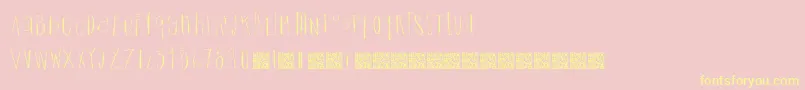 Weitere Informationen zur Dreamingcastle-Schriftart Dreamingcastle-Schriftart – Gelbe Schriften auf rosa Hintergrund
