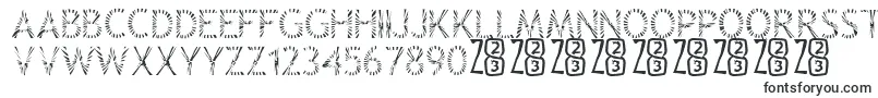 Zone23Rayz-Schriftart – Schriften für Adobe Indesign