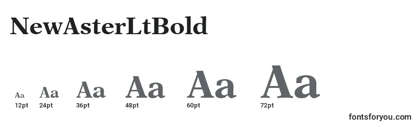 NewAsterLtBold Font Sizes