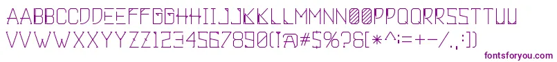 Khemala Font – Purple Fonts on White Background