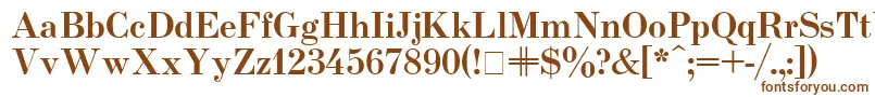 Шрифт Usualnew ffy – коричневые шрифты