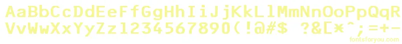 F25BankPrinter Font – Yellow Fonts