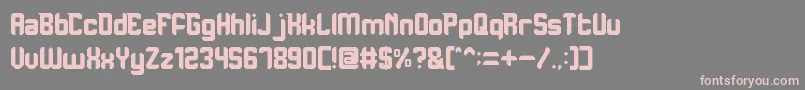 PurposeAdvance Font – Pink Fonts on Gray Background