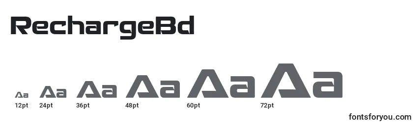 RechargeBd Font Sizes
