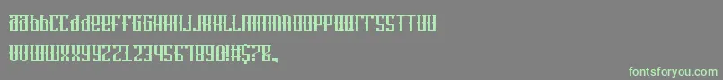 WristTat-Schriftart – Grüne Schriften auf grauem Hintergrund