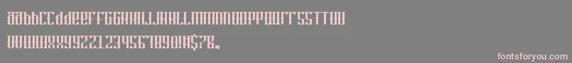 WristTat Font – Pink Fonts on Gray Background