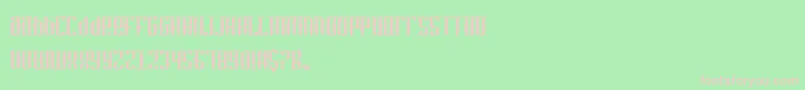 WristTat Font – Pink Fonts on Green Background