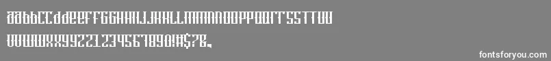 WristTat Font – White Fonts on Gray Background