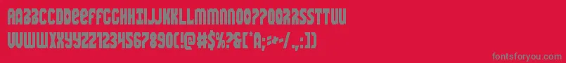 Warnationcond Font – Gray Fonts on Red Background